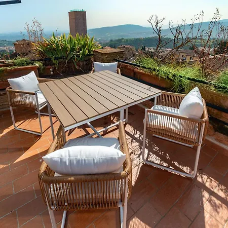 Scacco Terrazza Vista Torre Degli Sciri Lejlighed Perugia