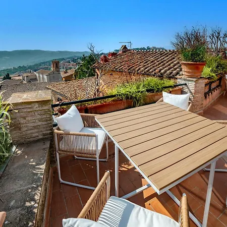 Scacco Terrazza Vista Torre Degli Sciri Perugia